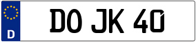 Truck License Plate
